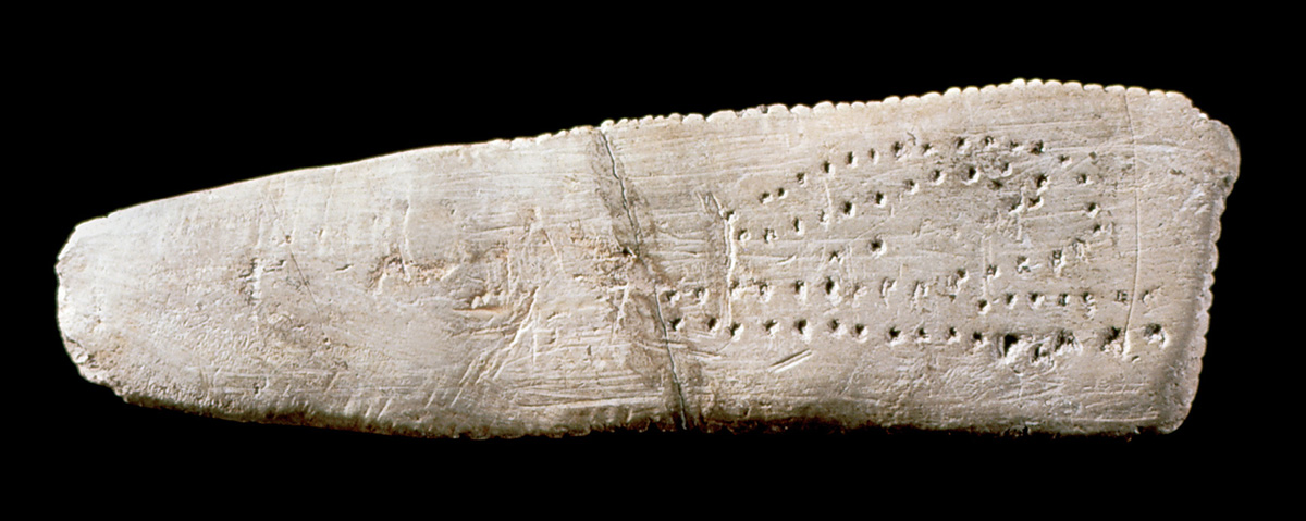 Vieilles de plus de 30000 ans, la plaque Blanchard (site Castel Merle, Dordogne) arborant 32 encoches pourrait correspondre au plus vieux calendrier lunaire jamais découvert