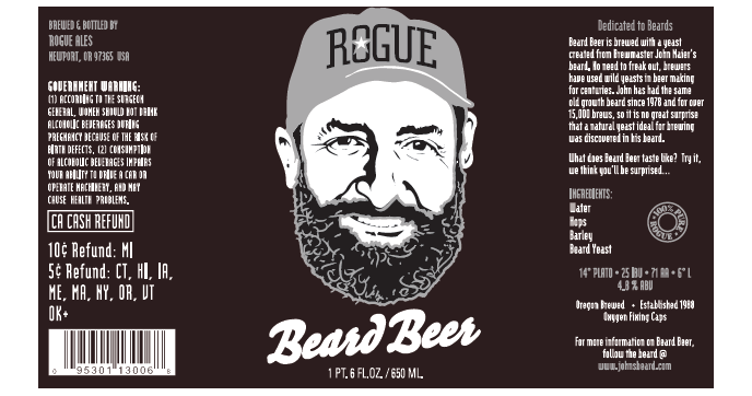 John Maier et sa Rogue Beard Beer