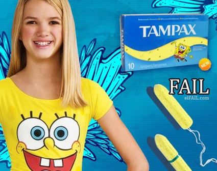 Tampax Bob l'éponge