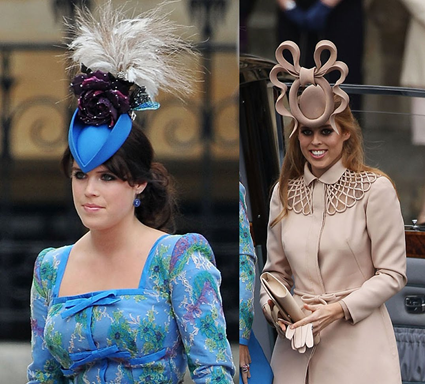 La Princesse Eugenie de York et la Princesse Beatrice de York La Princesse Eugenie de York et la Princesse Beatrice de York