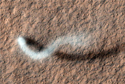 The Serpent Dust Devil of Mars