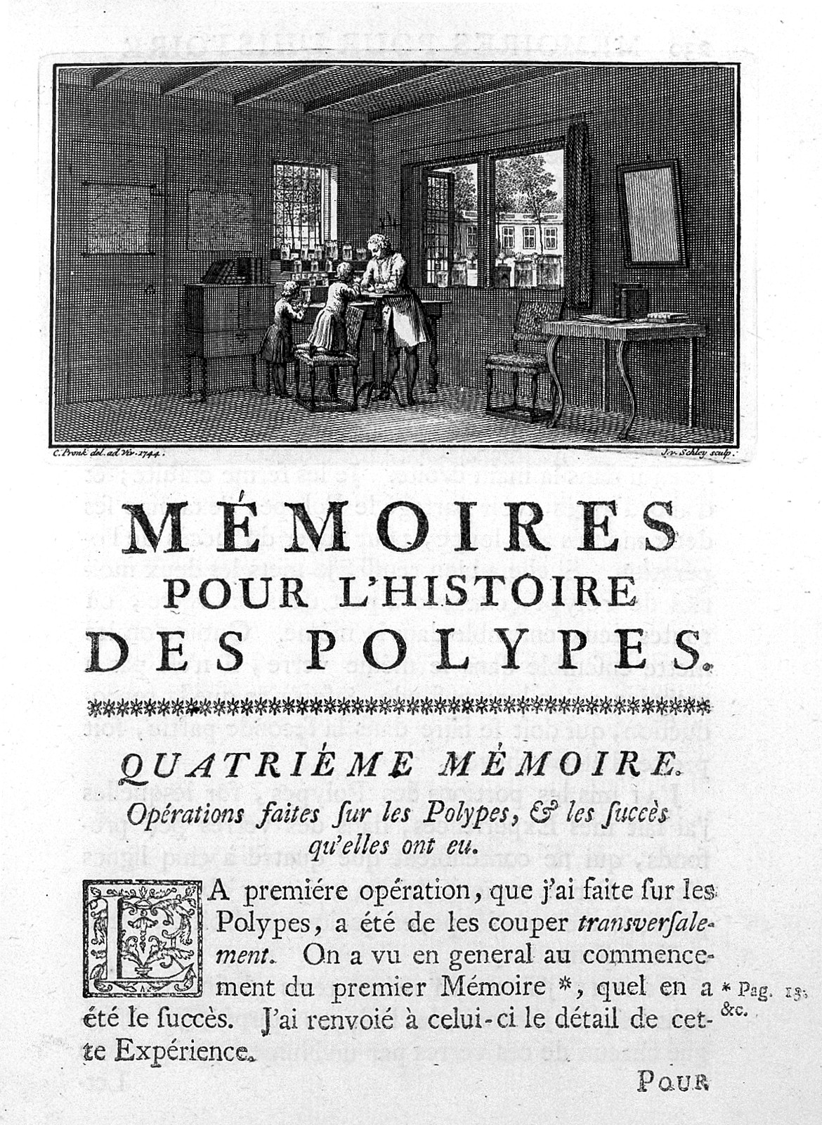 Mémoires pour l'histoire des polypes Mémoires pour l'histoire des polypes