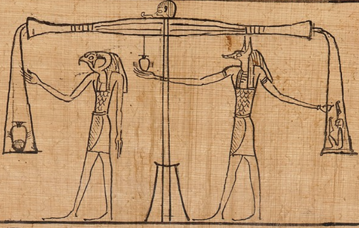 Cérémonie de la pesée de l'âme