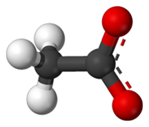 Sodium-Acetate-molecule